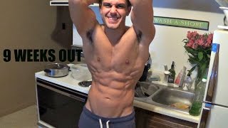 9 Weeks Out Posing | Natural Physique Competitor Vince Filia