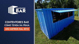 Contentores Bar 4x2 metros na Praia