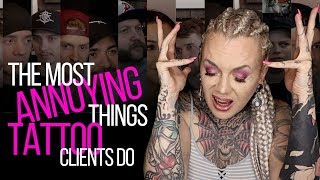 MOST ANNOYING TATTOO CLIENTS⚡Tattoo Artists share the worst typical bad clients in a tattoo shop