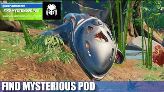 Find Mysterious Pod | Fortnite Challenges Predator Pod Location | Season 5
