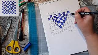 Akvarellfestés kezdőknek és haladóknak | Grafitrajz | Op-Art stílus | Művészlelkek