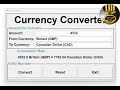 How to Create a Currency Converter using Tkinter in Python - Part 1 of 2