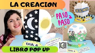 LIBRO POP UP - LA CREACION DEL MUNDO - RECURSO VISUAL - PASO A PASO PARA MAESTROS