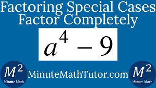 Factor a^4-9