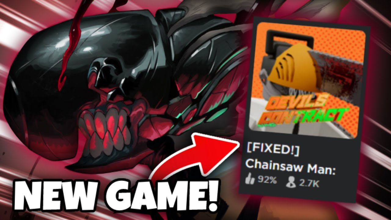 THE BEST ROBLOX CHAINSAW MAN GAME JUST REALEASED AND IT IS INSANE ...