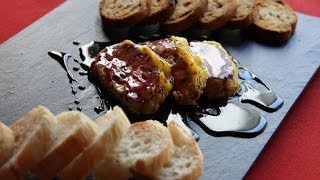 Micuit de Foie with red wine Mencia sauce