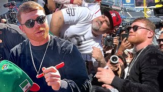 CANELO SHOWS WHY HES STILL THE FACE OF BOXING; GIVES MAD LOVE TO FANS IN SAN DIEGO