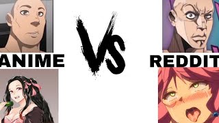 Anime vs Reddit (the rock reaction)