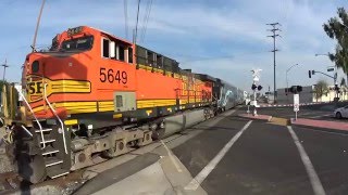 Metrolink Train with BNSF AC4400CW