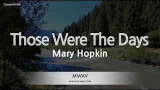 Mary Hopkin-Those Were The Days (Karaoke Version)