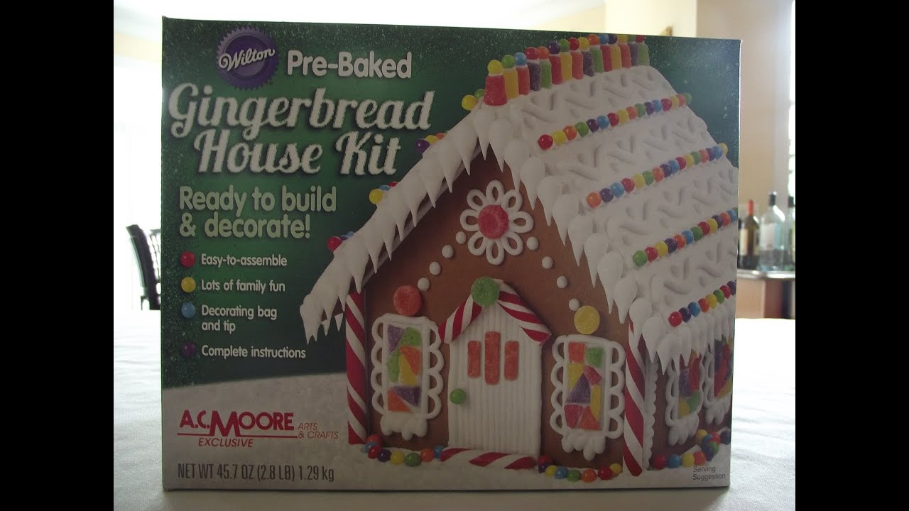 How To Assemble A Gingerbread House - YouTube