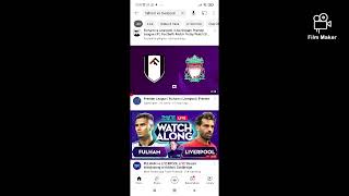 Fulham vs Liverpool 1-0 | Live Streaming Link In The Description