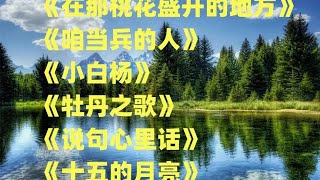 《在那桃花盛开的地方》《牡丹之歌》《咱当兵的人》《小白杨》