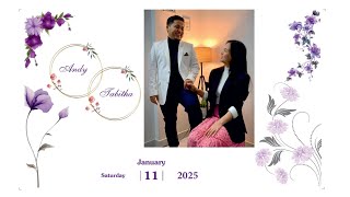 Andy Fimneithang Weds Tabitha Donbiaksiam |  11-01-2025  |  EBC Church Guwahati