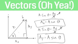 How to Find X and Y Components of Vectors