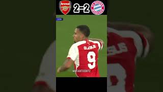 Bayern VS Arsenal UCL 2024 Quarter Finals | Goals & Highlights | #shorts #football #highlights
