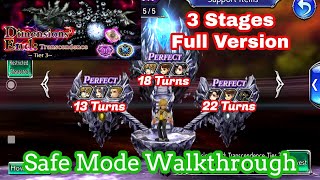 【DFFOO】Dimension's End: Transcendence Tier 3 {All 3 Battles}