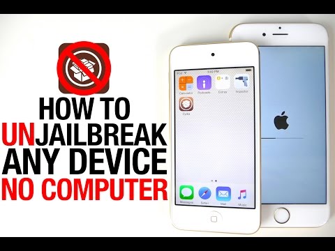 How To Unjailbreak ANY iPhone, iPad & iPod Without Computer iOS 8.4 & 8.3 How To Unjailbreak ANY iPhone, iPad & iPod Without Computer iOS 8.4 & 8.3