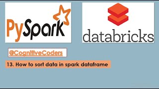 How to sort data in spark dataframe | PySpark | Databricks Tutorial