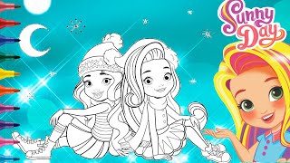 Sunny Day Coloring Page Christmas Rox and Sunny Day Christmas Coloring Color Sunny Day and Friends