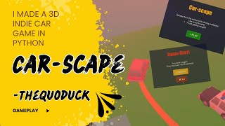 I Built a 3D Police Escape Game in Python! | CarScape Gameplay