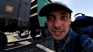 The WORST hitchhiking in my life! Traveling to Kazakhstan by hitchhiking and freight trains