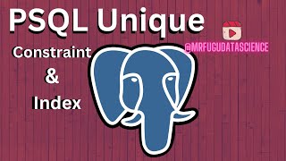HOW TO USE POSTGRESQL UNIQUE CONSTRAINT & INDEX | PSQL UNIQUE EXAMPLES