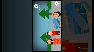 Garib Bhai Behan ki kahani , Hindi moral story,  garib vs amir,#yt short #New story ,animation video