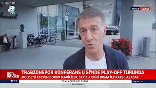 Ahmet Ağaoğlu: Roma Maçında Daha Rahat Oluruz" / Molde 4 - 5 Trabzonspor Maç Sonu Açıklamalar