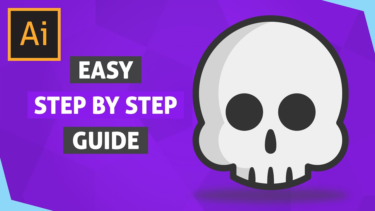 How To Create A Skull In Adobe Illustrator Youtube