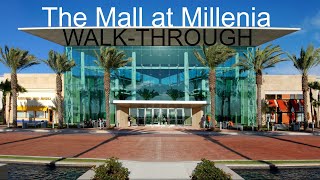 Walking through The Mall at Millenia in Orlando, Florida