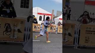 42.195公里全马3:47:20，试问排名多少？还是拖鞋军厉害👍一边跑还要兼顾表演 #江西赣州 #马拉松