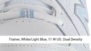 New Balance Women's 608v5 Casual Comfort Cross Trainer, White/Light Blue, 11 W US