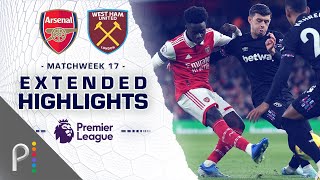 Arsenal v. West Ham United | PREMIER LEAGUE HIGHLIGHTS | 12/26/2022 | NBC Sports