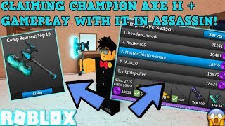 Roblox Assassin New Juggernaut Gamemode Molten Core And Sun Stain Gameplay Classic Servers - codes for roblox assassin 2019 june