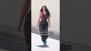 Kim Kardashian real vs fake paparazzi #kim #paparazzi #real #fake #shorts #viralshorts #model #style