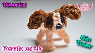 ♥ Tutorial: Perrito en 3D de gomitas (sin telar) ♥