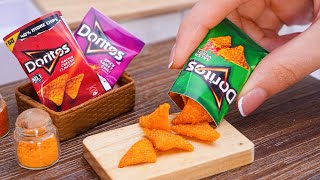 How to make Miniature Crispy Doritos Chips Recipe | ASMR Cooking Mini Food