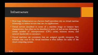 Cloud Computing Stack | Infrastructure | Part - 3 | Lecture - 12