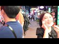 4k view club street fashion in dongseong ro daegu korea friday evening