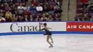 Yukina Ota 2003 Skate Canada S P Canadian TV version