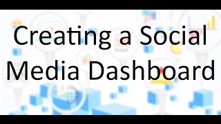 Part III: Creating a Social Media Dashboard in Google Analytics