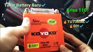 🔴Kriss 110 | Tutorial Menukar Battery