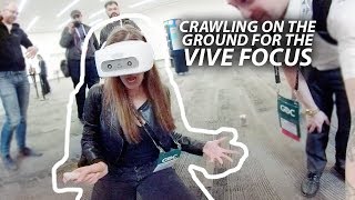 Crawling on the Ground for the Vive Focus!! (360° VR)