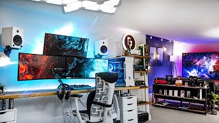 My 2021 ULTIMATE Gaming Setup & YouTube Studio Tour!