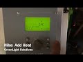 nibe fighter heat pump 1120 1220 1140 1240 into add heat immersion back up mode