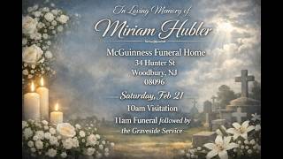 Graveside Service for Miriam Hubler - February 21, 2026