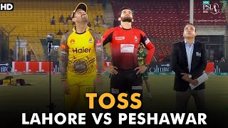 Toss | Lahore Qalandars vs Peshawar Zalmi | Match 9 | HBL PSL 7 | ML2G