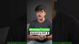 Whatsapp Transfer from Android to iOS ✅ #shorts | iGeeksBlog
