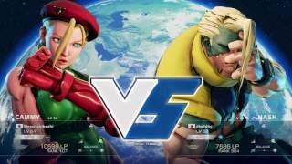 [SF5] 2games kazunoko(CAMMY) VS dlmfdcg(NASH)    [スト5] かずのこ(キャミィ)対dlmfdcg(ナッシュ)